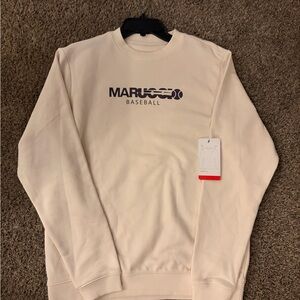 Marucci Cream Baseball crew neck